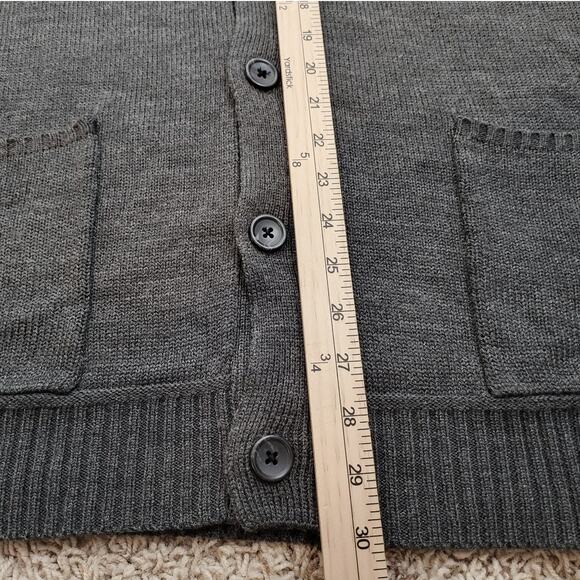 Haband Mens Cable Knit Shawl Collar Cardigan Sz XXL Cottagecore Grandpa Academia - Picture 8 of 8